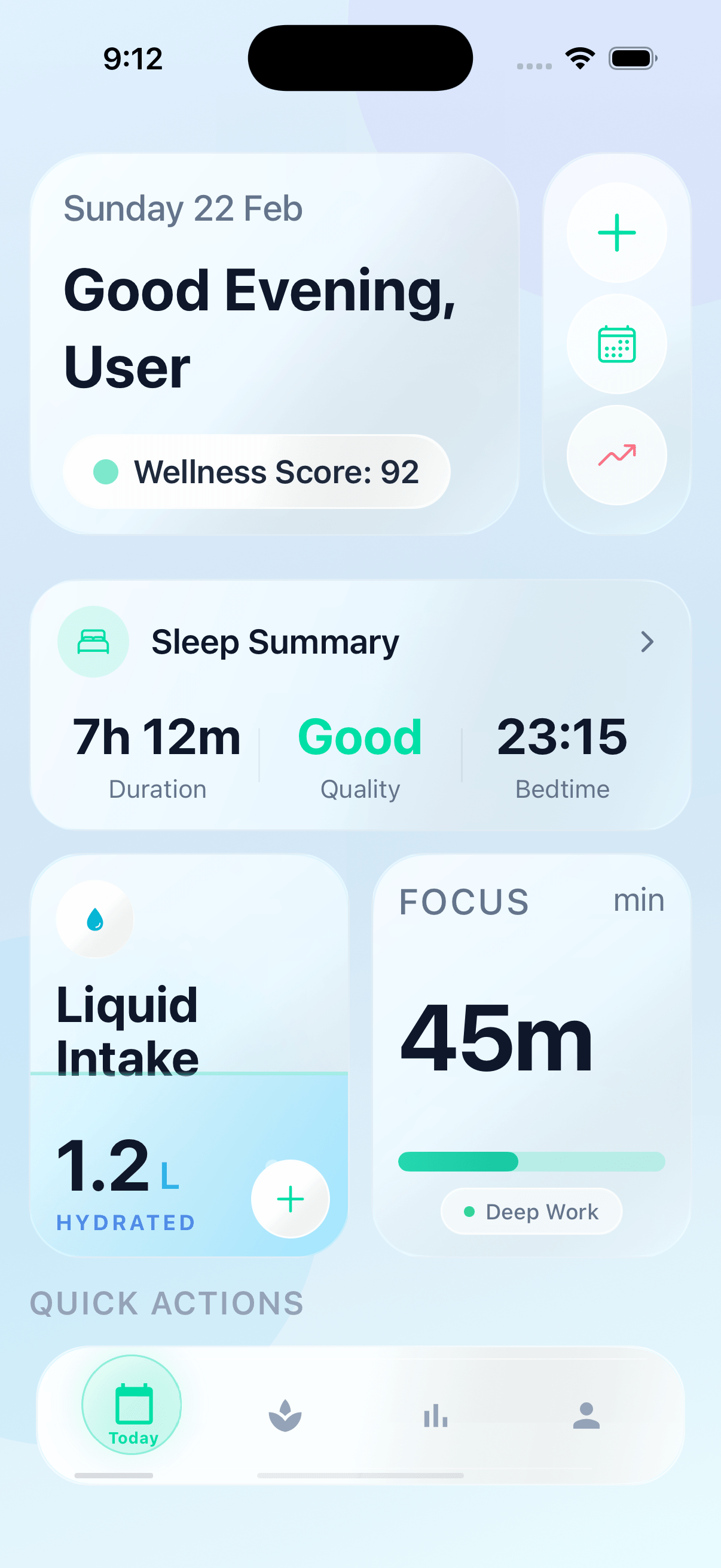 Brain English dashboard